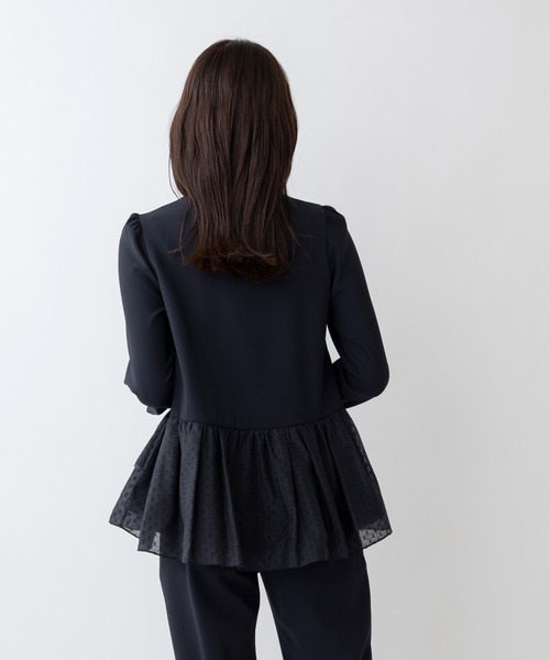 「Sono」 長袖ブラウス 1 ブラック レディース_画像8
