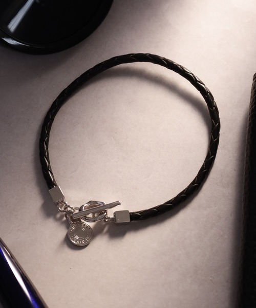 【未使用品】LION HEART 編み込みレザーブレスレット LION HEART（ライオンハート） ブレスレット “for Gift”レザー