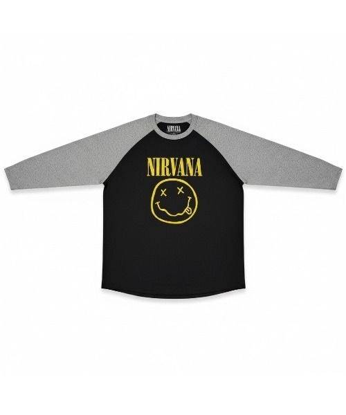 NIRVANA（MAMMUT） tシャツ NIRVANA / ニルヴァーナ YELLOW HAPPY FACE