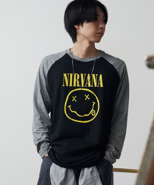 NIRVANA（MAMMUT） tシャツ NIRVANA / ニルヴァーナ YELLOW HAPPY FACE