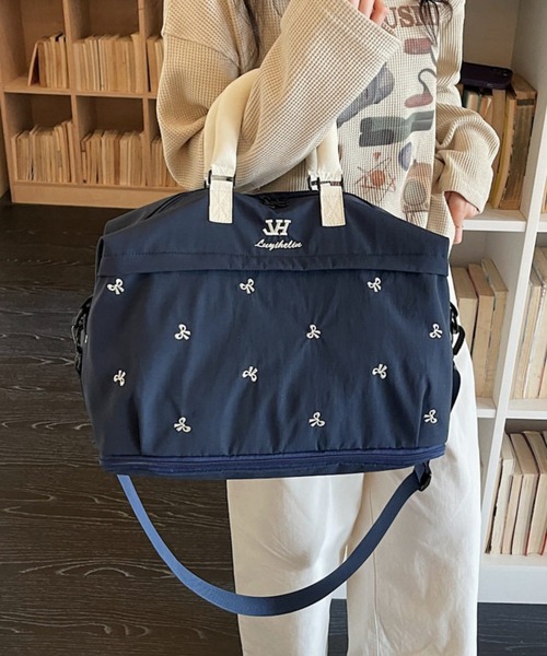FREE STYLISTS ショルダーバッグ バッグ 「2WAY」大容量配色レザー