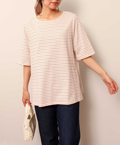 「MB mint breeze」 半袖Tシャツ L ラベンダー レディース_画像5