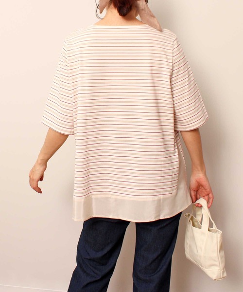 「MB mint breeze」 半袖Tシャツ L ラベンダー レディース_画像6
