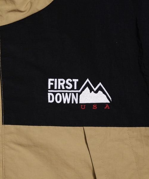 「FIRST DOWN」 マウンテンパーカー M ライトカーキ メンズ_画像5