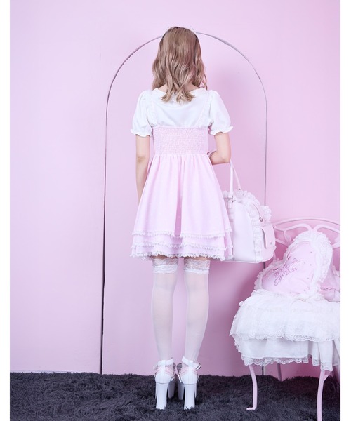 AVENCHUMU ワンピース Heart tiered babydoll one piece : ZOZOTOWN
