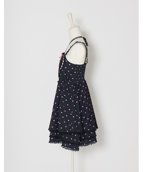 AVENCHUMU ワンピース Heart tiered babydoll one piece : ZOZOTOWN