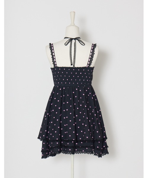 AVENCHUMU ワンピース Heart tiered babydoll one piece : ZOZOTOWN