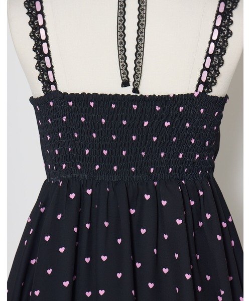 AVENCHUMU ワンピース Heart tiered babydoll one piece : ZOZOTOWN