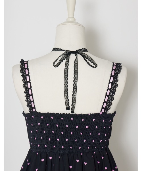 AVENCHUMU ワンピース Heart tiered babydoll one piece : ZOZOTOWN