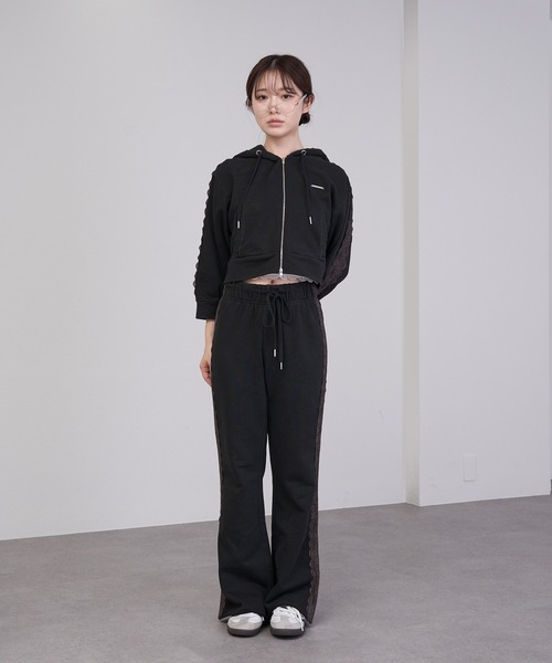 「RAY CASSIN」 スウェットパンツ FREE グレー レディース_画像8