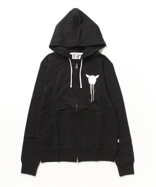 Sync. パーカー 「D*FACE」 ZIP UP HOODED ”DOG BUFF メンズ