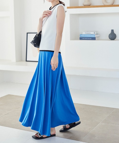 極美品✨　PLEATS PLEASE　ロングスカート　マキシ丈　ブルー　L　近年 楽天市場】ロングスカート レディース サイド プリーツ デニム