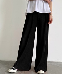 レディース プリーツ ワイド パンツ Lace Ladies（レースレディース） パンツ カジュアル セルフカット