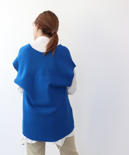 ニット セーター Sugar Rose / front zip knit vest(フロントZIPニットベスト) レディース DRESSLAVE ニット セーター Sugar Rose / front zip knit vest