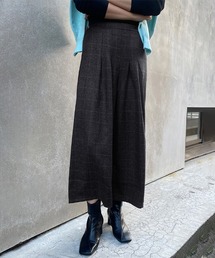 パンツ ハイウエスト ワイドパンツ ウエストゴム レディース 