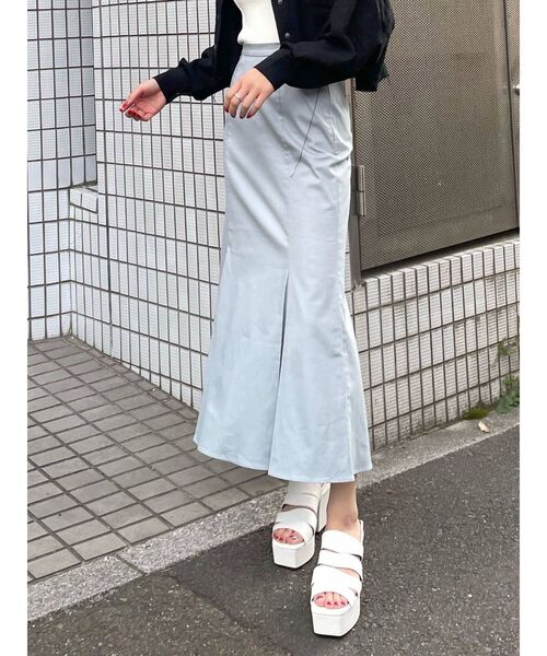 EMODA スカート パネルロングマーメイドスカート : ZOZOTOWN