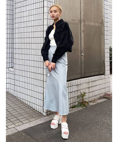 EMODA　エモダ　マーメイドスカート　新品タグ付き EMODA スカート パネルロングマーメイドスカート : ZOZOTOWN
