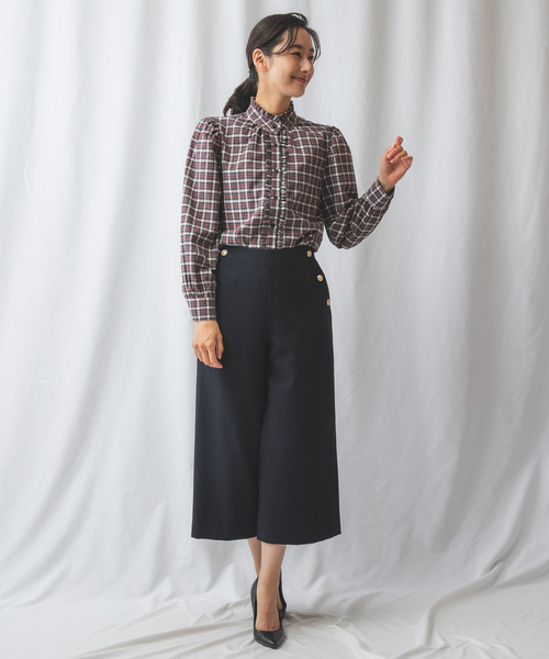 NARACAMICIE（ナラカミーチェ） ブラウス シャツ 「NARACAMICIE」ネル