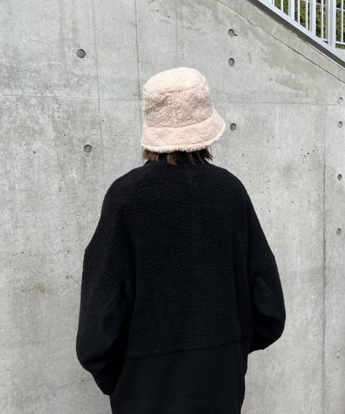 帽子 ハット ファジーバケットハット レディース : ZOZOTOWN