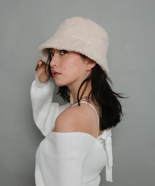 帽子 ハット ファジーバケットハット レディース : ZOZOTOWN Yahoo!店