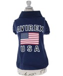 犬 服 AVIREX/U.S FLAGポロシャツの詳細画像2