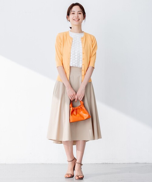 【美品】　Deuxieme Classe カーディガン　38 ベージュ Deuxieme Classe（ドゥーズィエムクラス）の「Cashmere Chunky V