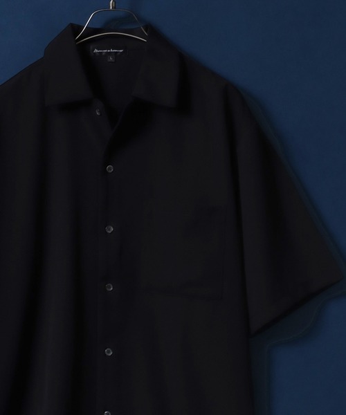 ANPAS シャツ 2WAY Drape Twill Fabric Oversized Shirt/別注