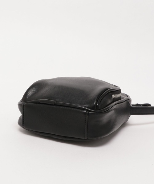LAKOLE ショルダーバッグ ダブルZIPミニショルダーバッグ