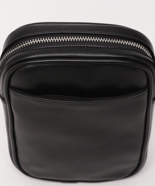 LAKOLE ショルダーバッグ ダブルZIPミニショルダーバッグ