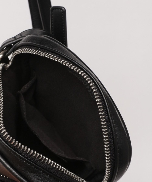 LAKOLE ショルダーバッグ ダブルZIPミニショルダーバッグ