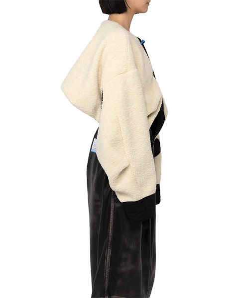 MAISON MIHARA YASUHIRO アウター Cropped Boa Blouson レディース 