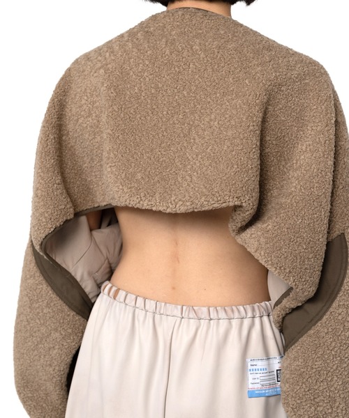 MAISON MIHARA YASUHIRO アウター Cropped Boa Blouson レディース 