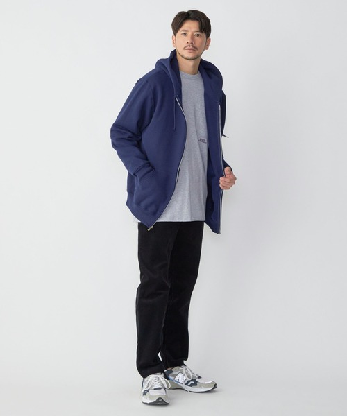 mana　未使用 秋冬 エディフィス コーデュロイパンツ　ブルー S SHIPS.me パンツ 「ZOZO限定」SHIPS.me: スリムテーパードコーデュロイ