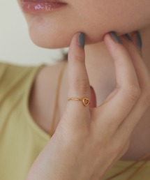 CENE 指輪 リング 「CENE」セネ/ハートピンキーリング レディース