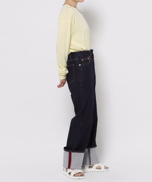 GLOBAL WORK ジーンズ デニム デニムパンツ 低身長スタッフ企画