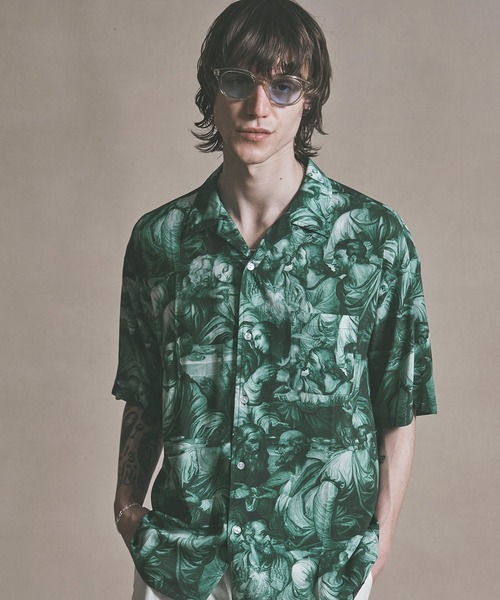 MSML シャツ 半袖 ART GRAPHIC SHORT SLEEVE SHIRT / アート