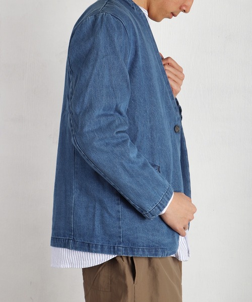 WESTSEA（ウエストシー） ジャケット ノーカラージャケット ノーカラー