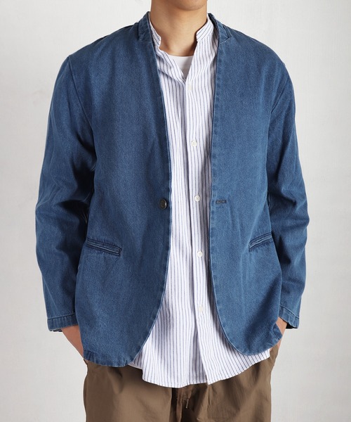 WESTSEA（ウエストシー） ジャケット ノーカラージャケット ノーカラー