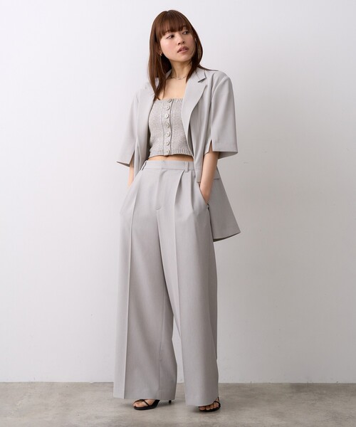 ジャケット テーラードジャケット CODE A｜half sleeve jacket