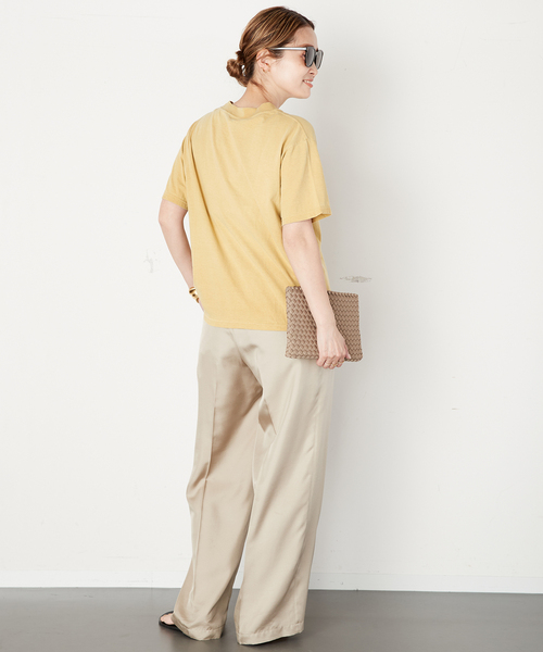 ドゥーズィエムクラスダメージTシャツワンサイズ着痩せこなれ