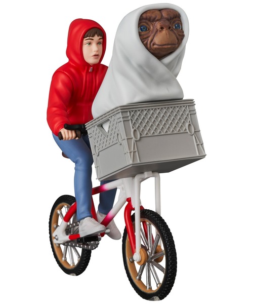 ET フィギュア 1982 E.T. & Elliott Bicycle E.T.】1982年製 E.T.