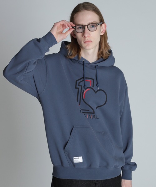 Schott ショット OUR PAST IS OUR FUTURE HOODED SWEAT パーカー Schott N.Y.C パーカー Schott/ショット/ORIGINAL HEART HOODED