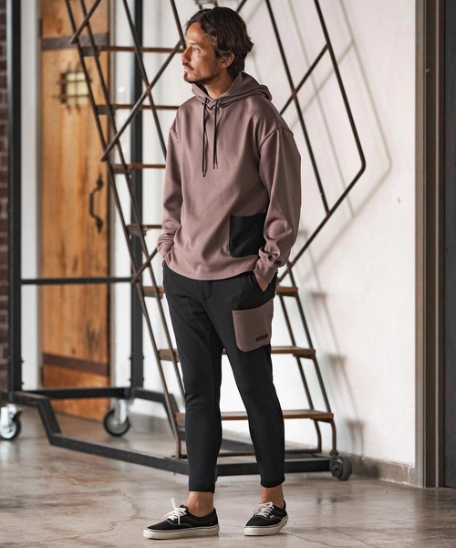 UPPERFIELDONE CHECK EASY PANTS Mサイズ グレー line jersey easy pants (gray) – AOAP