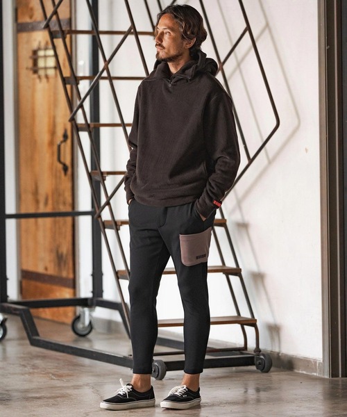 felkod パンツ mp12595-One Side Out Pocket Easy Pants