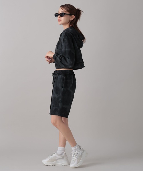 FOREVER21 パーカー 「2024FW」ピグメント風パーカー レディース