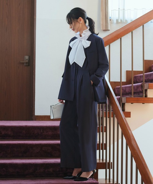 RUIRUE BOUTIQUE セットアップ 2点セット 洗える ストレッチ