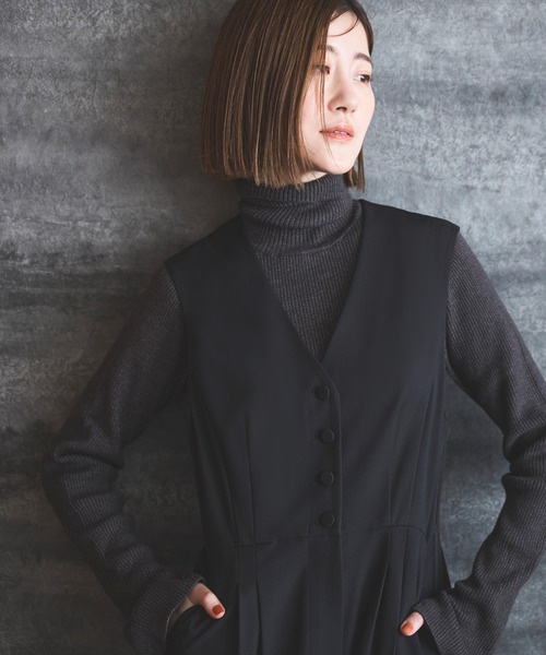 RUIRUE BOUTIQUE セットアップ 2点セット 洗える ストレッチ