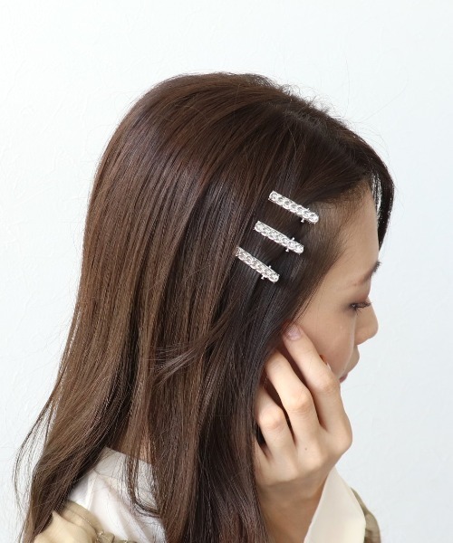 Three Four Time（スリーフォータイム） ヘアクリップ メタルチェーン