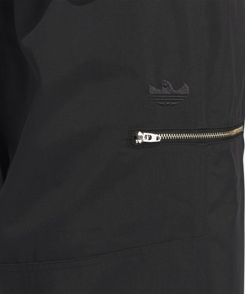 adidas ナイロンパンツ 黒×黒 値下げ z□アディダス/adidas ナイロンパンツ/スポーツウェア【XO】黒