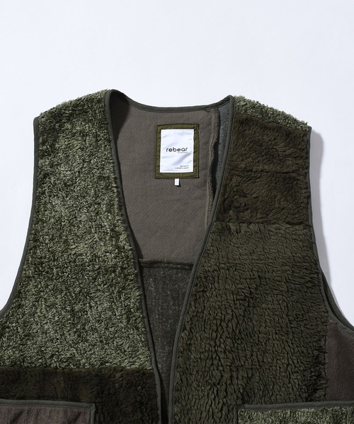 Johnbull（ジョンブル） ベスト ジレ 「rebear by johnbull」パッチ